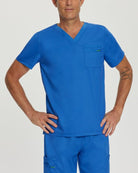 LANDAU PROFLEX MEN V-NECK TOP - Drs Lounge