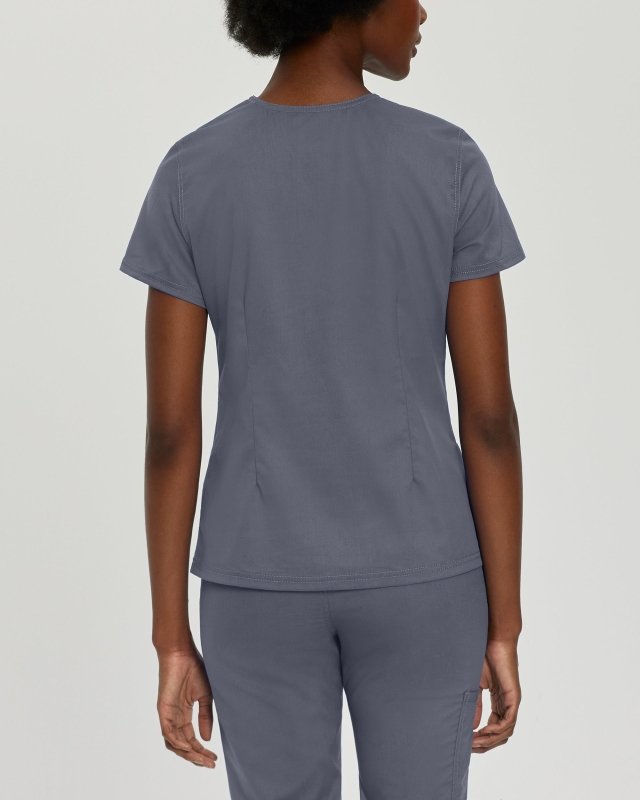 LANDAU PROFLEX WOMEN V NCK TOP - Drs Lounge