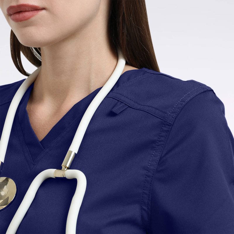 LANDAU PROFLEX WOMEN V NCK TOP - Drs Lounge