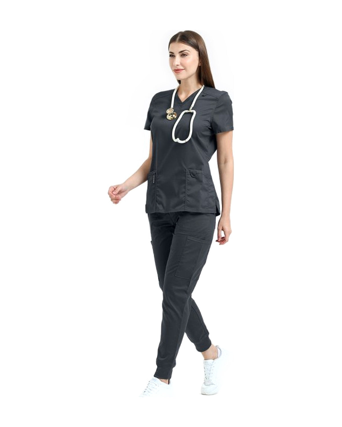 LANDAU PROFLEX WOMEN V NCK TOP - Drs Lounge