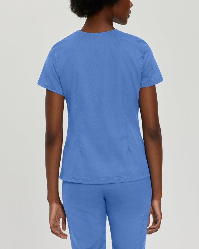 LANDAU PROFLEX WOMEN V NCK TOP - Drs Lounge