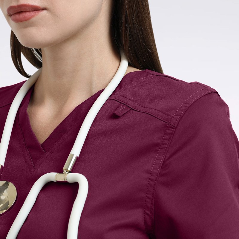 LANDAU PROFLEX WOMEN V NCK TOP - Drs Lounge