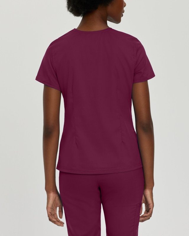 LANDAU PROFLEX WOMEN V NCK TOP - Drs Lounge