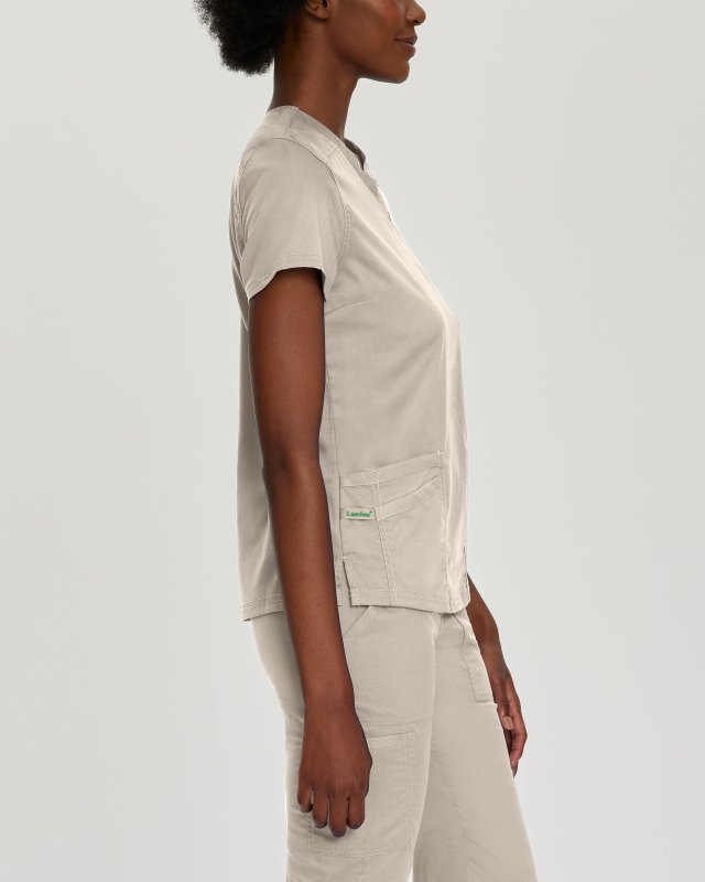 LANDAU PROFLEX WOMEN V NCK TOP - Drs Lounge