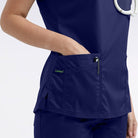 LANDAU PROFLEX WOMEN V NCK TOP - Drs Lounge