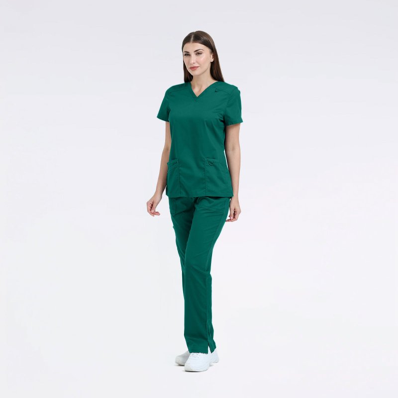 LANDAU PROFLEX WOMEN V NCK TOP - Drs Lounge