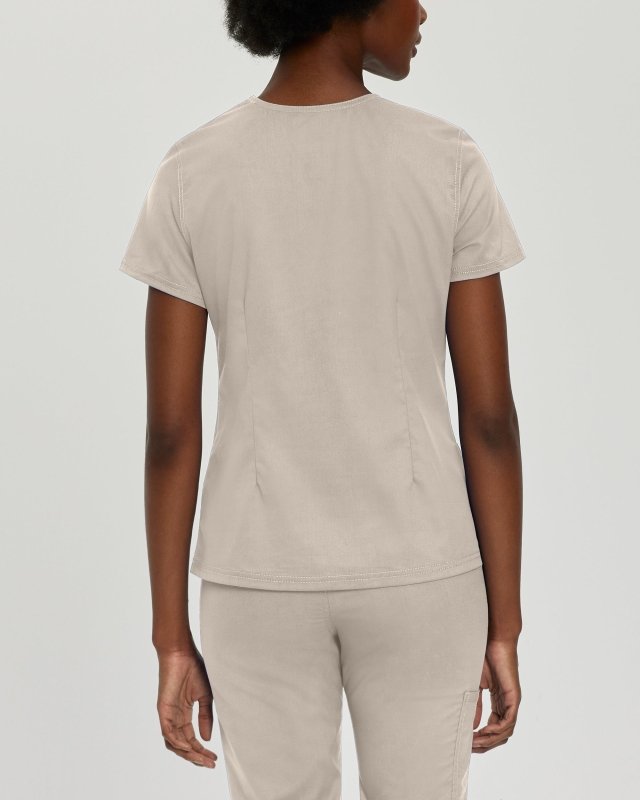LANDAU PROFLEX WOMEN V NCK TOP - Drs Lounge