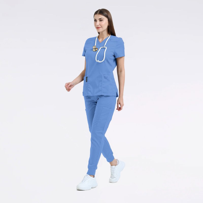 LANDAU PROFLEX WOMEN V NCK TOP - Drs Lounge
