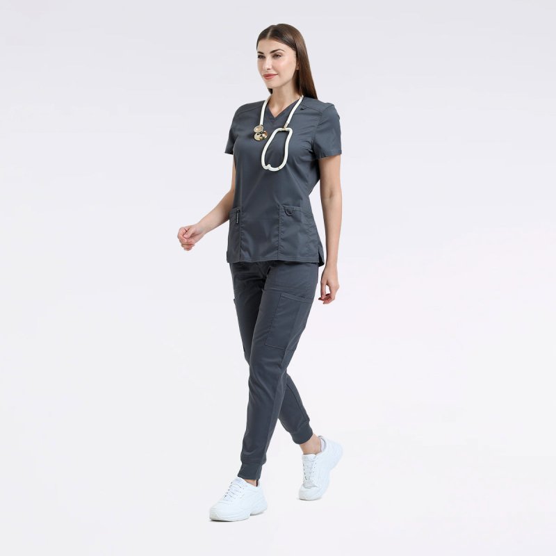 LANDAU PROFLEX WOMEN V NCK TOP - Drs Lounge