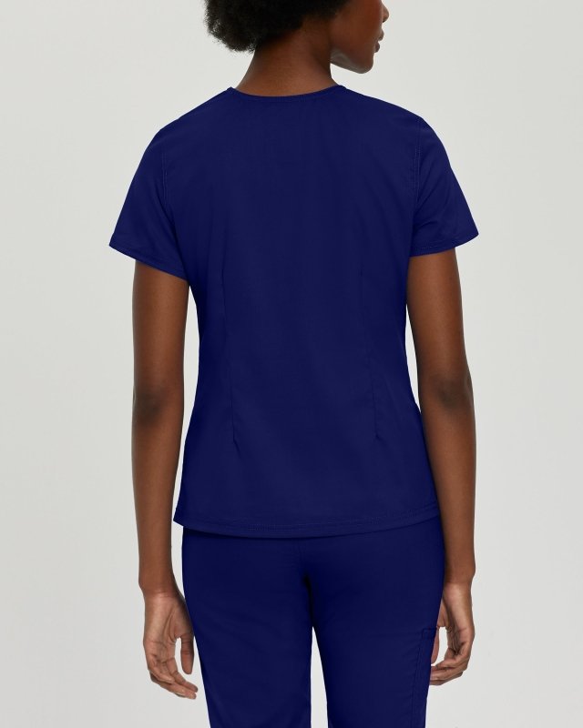 LANDAU PROFLEX WOMEN V NCK TOP - Drs Lounge
