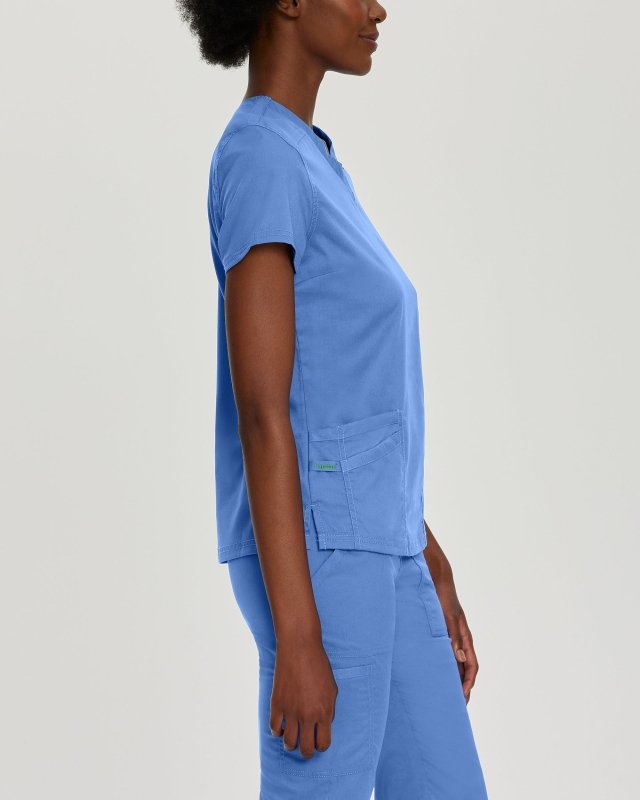 LANDAU PROFLEX WOMEN V NCK TOP - Drs Lounge
