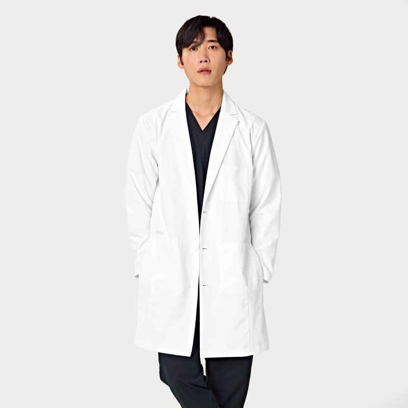 PARKLEY MEN'S LONG LAB COAT - 3527