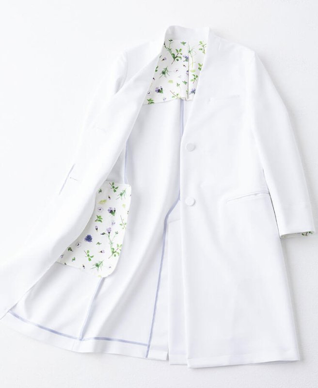 Plantica No - Collar Female Labcoat - Drs Lounge