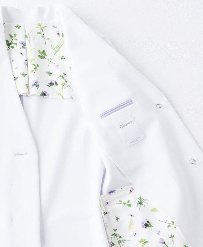 Plantica No - Collar Female Labcoat - Drs Lounge