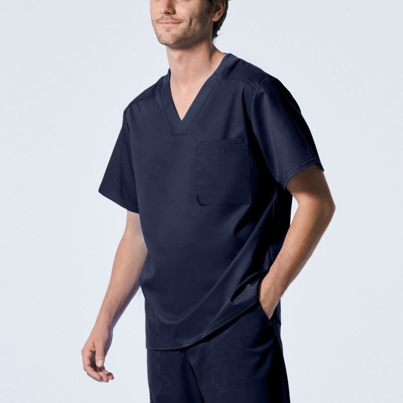 ProFlex Men's 2 - Pocket V - Neck Top - Drs Lounge