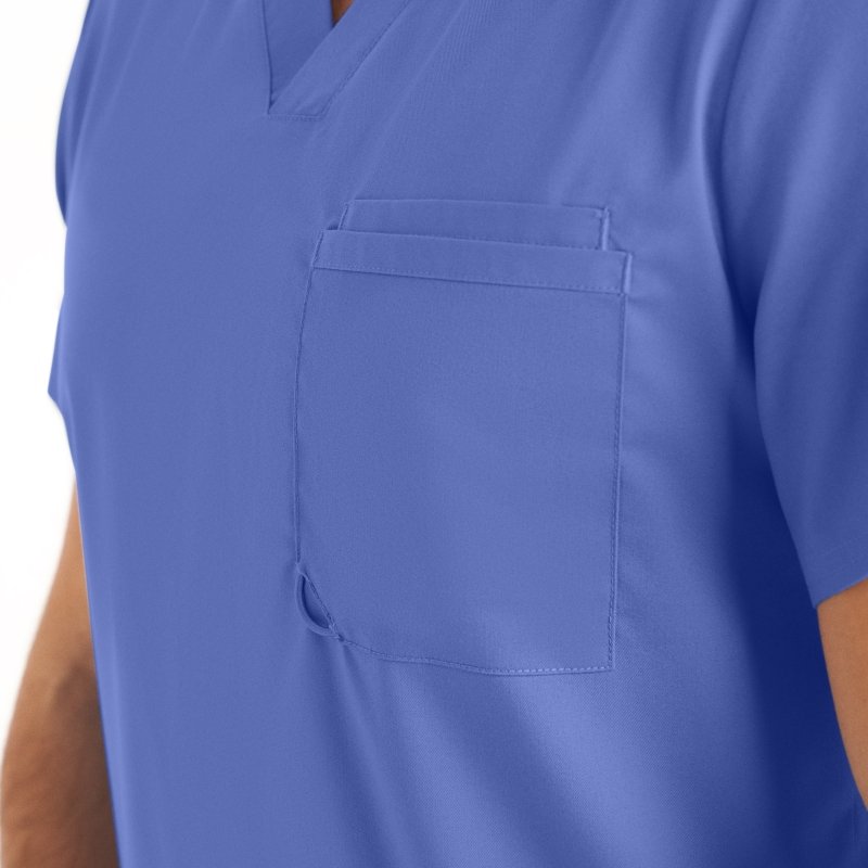 ProFlex Men's 2 - Pocket V - Neck Top - Drs Lounge