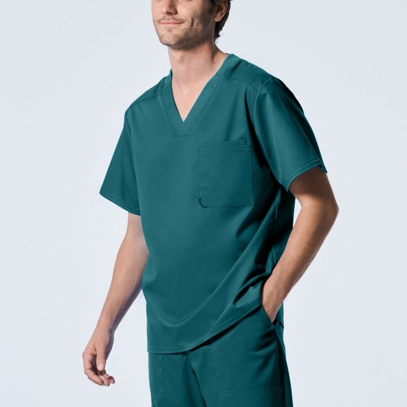 ProFlex Men's 2 - Pocket V - Neck Top - Drs Lounge