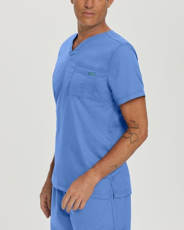 ProFlex V - Neck Male Top - Drs Lounge