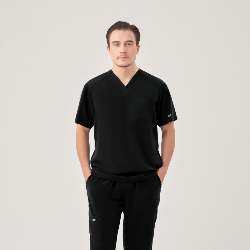 PARKLEY QUANTUM MEN 3PCKT VNECK TOP - RYDER