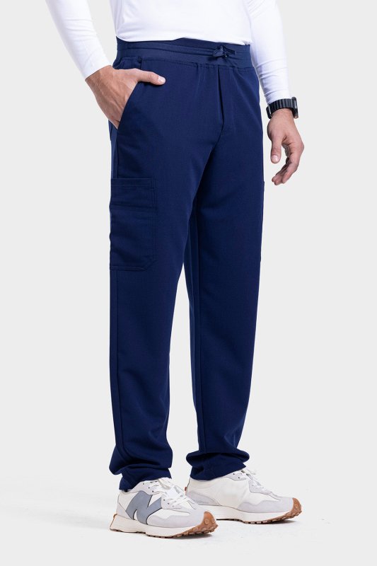 V-Tess Male Pant White Cross scrub