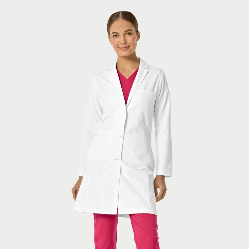 PARKLEY WOMEN'S LONG LAB COAT - 3027